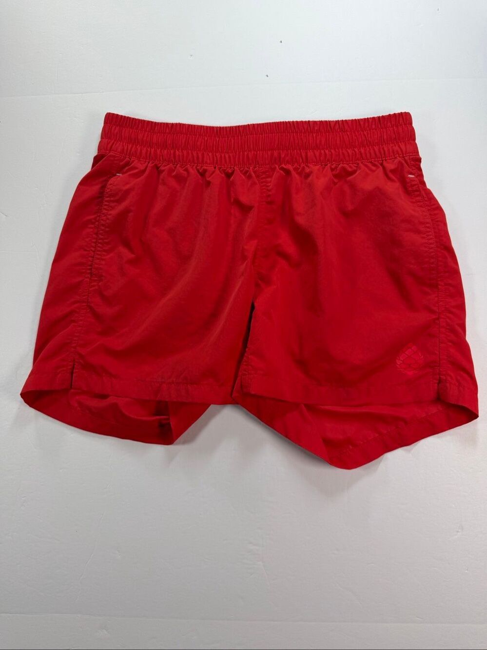 Stio Women’s Size Small Red Nylon Elastic Waist Running Hiking Athletic Shorts